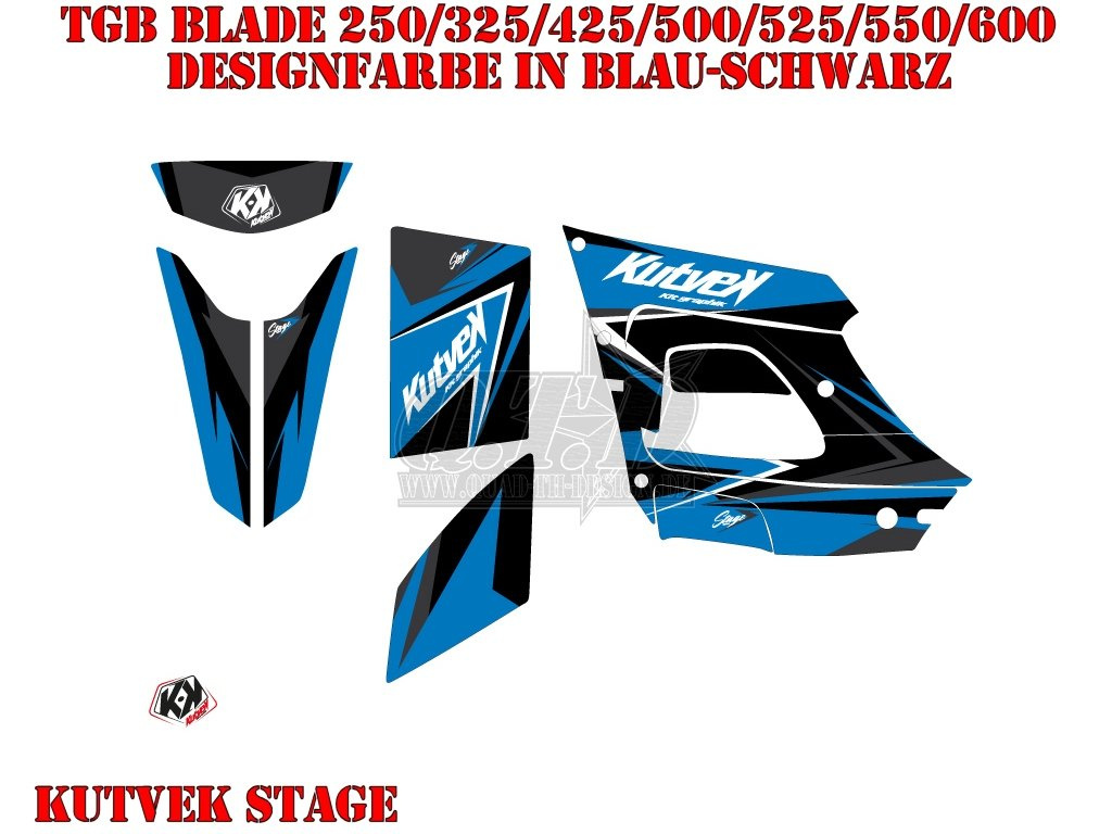 Stage Blau-Schwarz für TGB Blade altes Modell